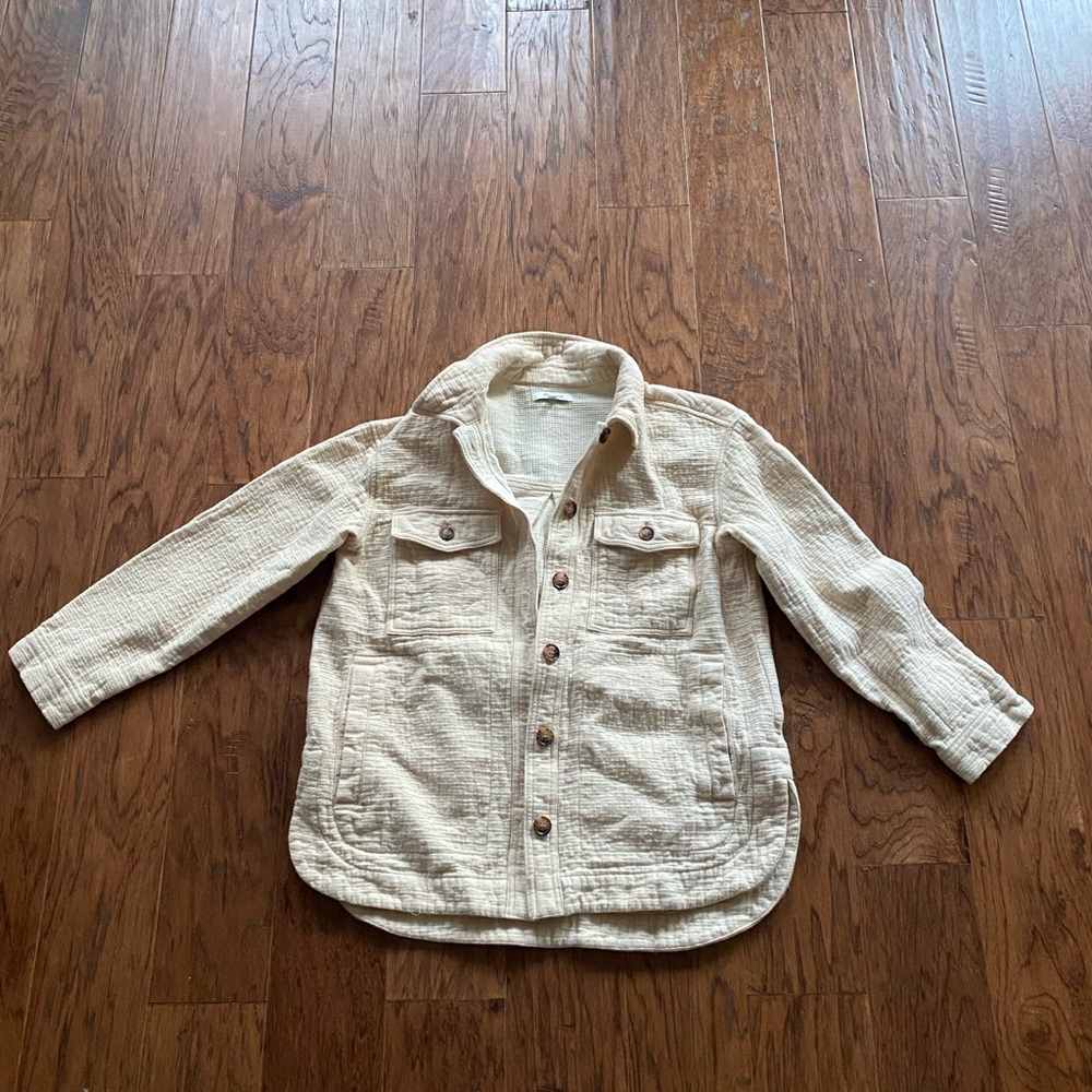Madewell cream Shacket